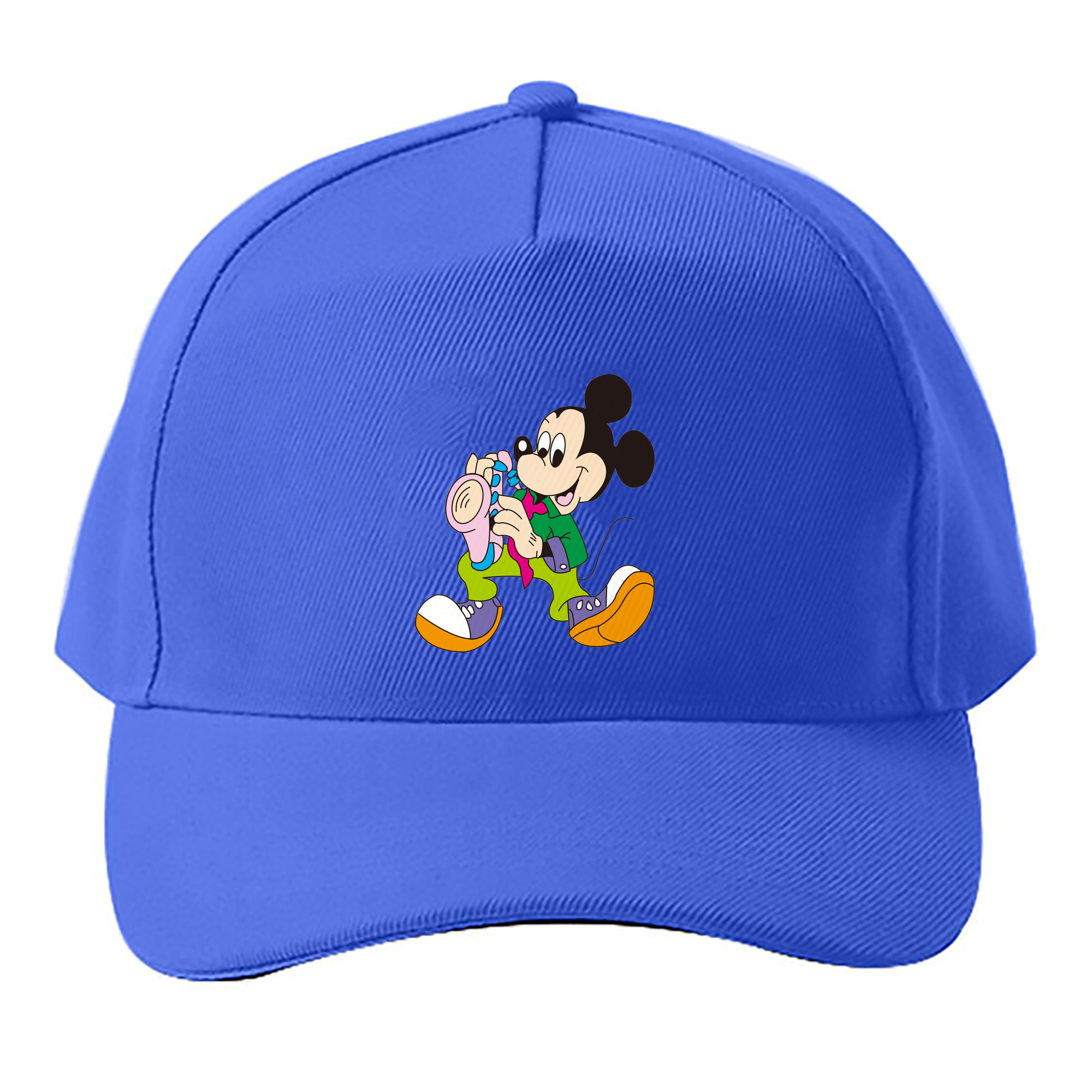 （画像用） ミッキーマウス Mickey Mouse ベースボールキャップ 綿100％ 男女兼用 帽子 スポーツ